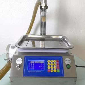 Machine de remplissage automatique de shampoing et de pâte de sésame pour bouteilles de liquides visqueux avec pompe à engrenages positive et pesage - Product Image 2