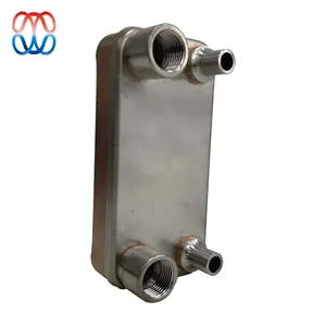 Peças de troca de calor do aço inoxidável da refrigeração, condensador de aço inoxidável personalizado, troca de calor da placa 304ss