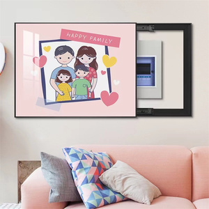 Pannello di casa pittura OEM arte da parete decorazione <span class=keywords><strong>per</strong></span> la casa vino in vetro stampa nordico misuratore scorrevole cover elettrico <span class=keywords><strong>per</strong></span> Hotel - Product Image 3