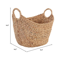 Cesto de Palha Natural de Qualidade Premium, Tamanho Personalizável, Organizador Durável para Lavanderia e Interiores Modernos
