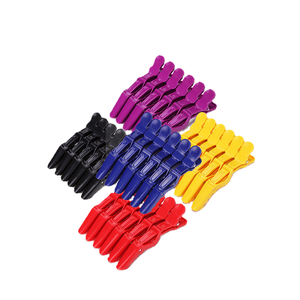 RTS Peluquería Permanente Posicionamiento Clip Área Pato Pico <span class=keywords><strong>Tinte</strong></span> Cabello cocodrilo Herramientas de estilismo de plástico - Product Image 1