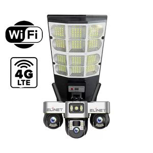 Luces Solares LED 4G WIFI con Cámara IP66, 3 PTZ, 3 Modos de Iluminación, Detección de Movimiento, Visión Nocturna - Product Image 1