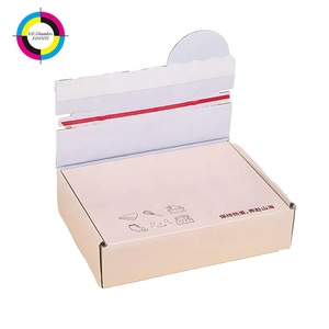 Tùy chỉnh in tái chế Giấy gợn sóng xé dải tự niêm phong vận chuyển Hộp giấy cho thực phẩm - Product Image 4