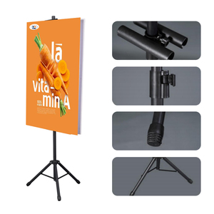 Nouveau modèle 2026 : Support publicitaire extensible double trépied pour bannière et affiche - Product Image 1