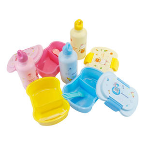 Boîte à lunch bento kawaii, bouteille d'eau, mini boîte à goûter, contenant alimentaire pour sandwich, rectangle, école, <span class=keywords><strong>maternelle</strong></span>, sans BPA, plastique, enfants, bleu - Product Image 4