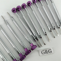 1.2mm -2.0mm jeu de tournevis de montre jeu de tournevis de précision bricolage tournevis en acier inoxydable montre Kit d'outils de réparation professionnel