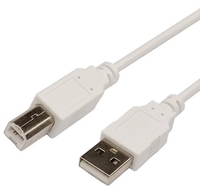Cable de Datos USB Tipo A Macho a B Macho 2.0 Azul y Negro, Cable de Impresora USB 2.0 AM a BM para Impresora y Escáner