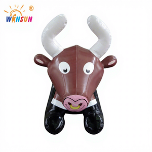 Winsun Cheval à bascule gonflable en forme de taureau, cerf, motif animal, matériau PVC, certifié CE, ignifuge, imperméable, installation facile - Product Image 1