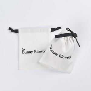 Custom Logo Printed Black Small Hand <b>Bag</b> Cotton Canvas <b>Drawstring</b> <b>Bag</b> <b>Makeup</b> Resurable String Gift <b>Bag</b> Jewelry Cotton Pouch - Product Image 2
