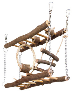 Casa de madera natural para roedores, juguetes para hámster, casa para hámster, escondite <span class=keywords><strong>Trixie</strong></span> - Product Image 5