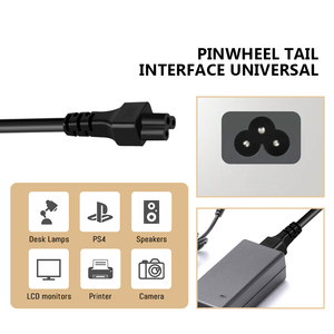 Chất lượng cao bán buôn <span class=keywords><strong>EU</strong></span> tiêu chuẩn VDE châu Âu điện cắm cáp 2 Pin Châu Âu cắm AC dây nguồn cho máy tính - Product Image 5