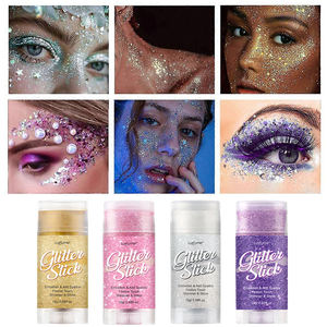 Maquillage scintillant holographique effet sirène, peinture à paillettes brillante pour le corps, les cheveux et le <span class=keywords><strong>visage</strong></span> - Product Image 5