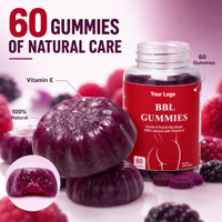 Gummies Hip Lift 60 unités OEM ODM Soutien et soin raffermissant pour le remodelage corporel et l'amélioration des courbes Mélange quotidien
