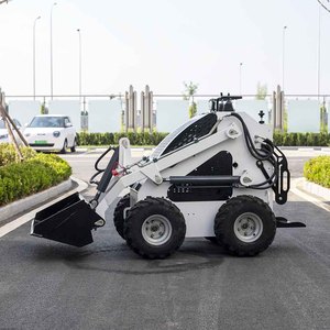 मुफ्त शिपिंग सस्ते नए छोटे बगीचे लोडर व्हील/ट्रैक मिनी स्किड स्टीड लोडर बाल्टी के साथ - Product Image 3