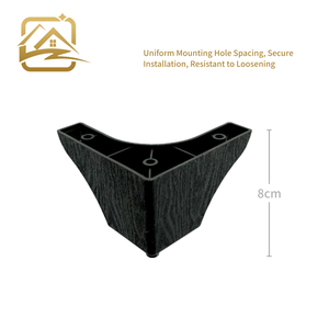 European style <b>plastic</b> sofa legs <b>plastic</b> foot furniture beds African market <b>plastic</b> diagonal sharp sofa legs - Product Image 2