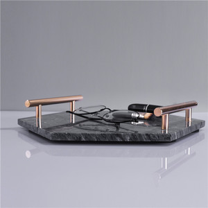 <span class=keywords><strong>Assiette</strong></span> de service en pierre naturelle <span class=keywords><strong>vintage</strong></span> personnalisée plateau de dessert aux fruits décor de cuisine à domicile <span class=keywords><strong>assiette</strong></span> de service hexagonale en marbre - Product Image 3