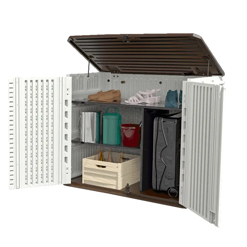 outdoor plastic tool storage cabinet with HDPE material
