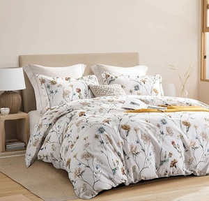 Vua Kích Thước 600 Chủ Đề Count 100% Cotton Mô Hình Tùy Chỉnh 3Pcs Xuống Thay Thế <span class=keywords><strong>Comforter</strong></span> Cover Giường Có Đặt Bộ - Product Image 2