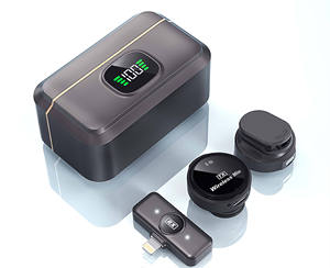 Draadloze microfoons Lavalier microfoon không dây Lavalier Micro mini Microphone cho iphone17 Pro Max iPad Android - Product Image 5