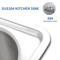 Vente chaude Style Moderne En Acier Inoxydable 304 Double Bol Évier De Cuisine Multifonctionnel avec Robinet Deux Trous