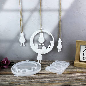 Moule en silicone pour résine fait main, style DIY, ornements décoratifs et outils pour gâteaux, pour la fabrication de résine, moule en plâtre - Product Image 5