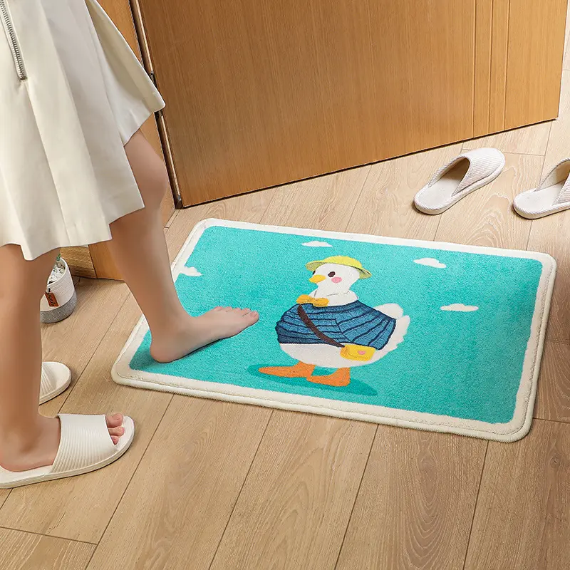 Best Sell Hotels Art Decor Bath Mats Bathroom Carpet Teak Shower Mat 71 Inclusive 80 Inclusive All Season