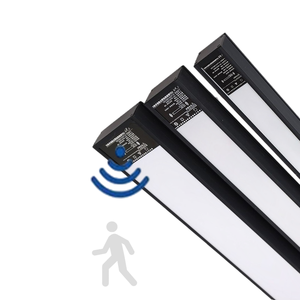 Luminaire tubulaire LED suspendu pour parking et couloir, avec détecteur de mouvement à micro-ondes, 24W 36W 20W 2400lm, 4ft 1.2m 120cm - Product Image 2