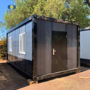 CGCH <span class=keywords><strong>Casa</strong></span> Container di Lusso <span class=keywords><strong>Nera</strong></span> da 20 Piedi, Smontabile e Mobile, Mini Abitazione, Dormitorio, <span class=keywords><strong>Casa</strong></span> Prefabbricata Portatile - Product Image 1