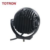 Luz de Conducción LED Redonda de 6 Pulgadas y 70W con Certificación E-Mark, Resistente al Agua IP68 IP69K para Camiones y SUV