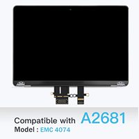 Écran d'ordinateur portable de remplacement pour Air M2 A2681 2022 13,6 pouces (EMC 4074) IPS 120 Hz Assemblage d'écran LCD complet