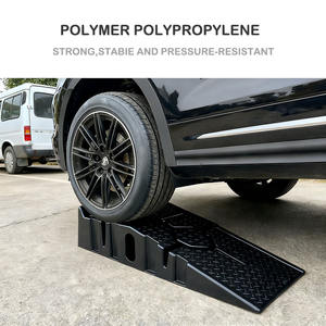 होंगमा प्लास्टिक कार रैंप कस्टमाइजेशन प्लास्टिक कार सर्विस रैंप लिफ्ट कार को स्थिर टायर प्लेसमेंट के लिए गहरी कमर वाली सतह - Product Image 4