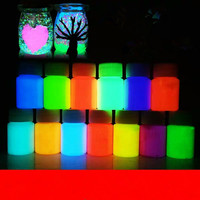 Pigmento luminiscente de colores, polvo de fósforo rojo que brilla en la oscuridad, gran oferta de fábrica