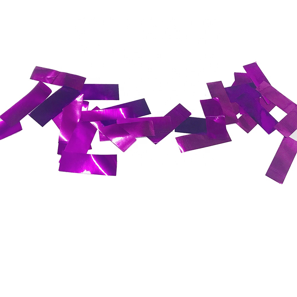 Металлический противопламенный конфетти из ПЭТ пластика, 1 кг в упаковке