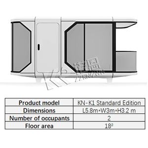Capsules de couchage modulaires extensibles en acier, conteneurs étanches, hôtel-capsule pour la vente en gros aux fabricants - Product Image 5