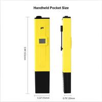 Testeur de qualité de l'eau Stylo filtre pour eau potable, robinet, puits, pH-mètre d'eau d'aquarium