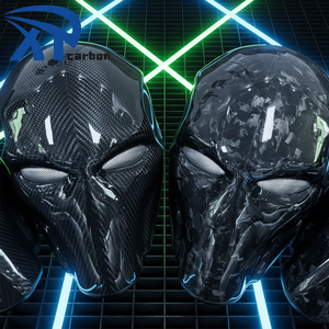 最高品質 工場直販 カーボンファイバーマスク パーティーマスク 全面カバー - Product Image 1