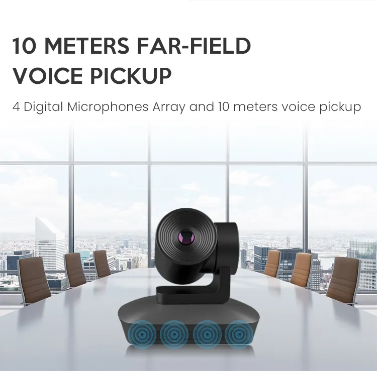 Wholesale 1080P Video HD Home Theater Church 4K All In One PTZ Speaker Microphone Conference System Mini Conference Camera