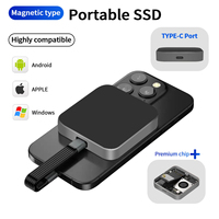 Disque dur externe SSD noir de haute qualité pleine capacité 128 Go 256 Go 512 Go 1 To 2 To USB 3.0 Type-C Disque dur mobile