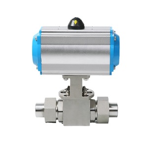 Válvula de Bola Neumática de Alta Presión BKH DN32 PN320 304SS para Uso Industrial - Product Image 2