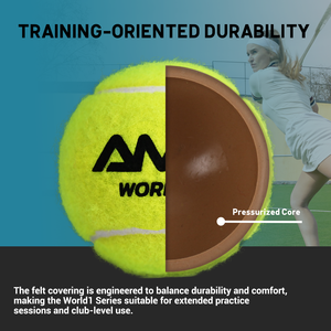 AMA spor yüksek kalite ITF onaylı kürek tenis topları pembe yün özel Logo Padel topu - Product Image 2