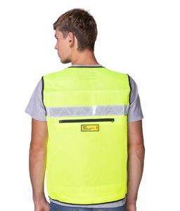Gilet de refroidissement par eau réfléchissant haute visibilité réglable avec système de gilet de refroidissement circulatoire de refroidissement - Product Image 2
