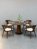 Chaise de salle à manger Osidi moderne et confortable en flanelle, hauteur réglable, structure en fer, assise en MDF, non pliable, pour salon et maison