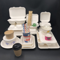 Emballage de récipient alimentaire en papier biodégradable personnalisé boîtes à déjeuner à emporter pour salade Boîte en papier kraft brun jetable