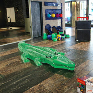 Bateau gonflable en forme de crocodile pour parcs aquatiques et loisirs - Product Image 2