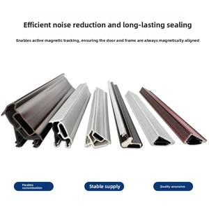 Bande d'étanchéité magnétique personnalisée insonorisante, coupe-vent, anti-poussière, anti-collision, silencieuse, style américain, pour <span class=keywords><strong>porte</strong></span> intérieure en bois, 45 degrés - Product Image 4