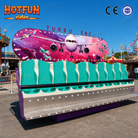 Manège mobile portable Crazy Wave pour enfants, équipement de jeu de carnaval monté sur remorque, mini manèges Miami