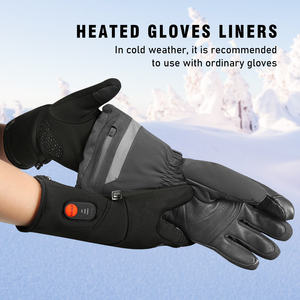 Gants de travail chauffants fins à batterie électrique rechargeable pour femmes et hommes Doublures de gants de ski chauds d'hiver pour <span class=keywords><strong>Raynaud</strong></span>'s - Product Image 6