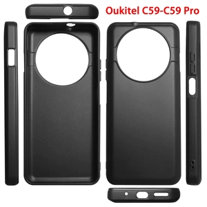 Funda Protectora de Teléfono de TPU Suave, Simple y de Color Negro para Oukitel C68 Plus, Oukitel C68, Oukitel C69, Oukitel C61, WP100 Titan - Product Image 3