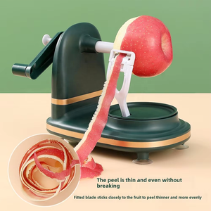 Éplucheur de <span class=keywords><strong>pommes</strong></span> à manivelle, éplucheur automatique domestique, machine à éplucher les fruits multifonctionnelle - Product Image 2