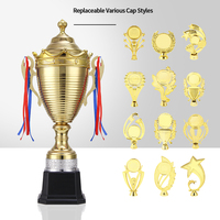 Le nouveau trophée créatif en métal plaqué or de Jinzun Factory est à la mode et convient à l'attribution de divers événements sportifs.